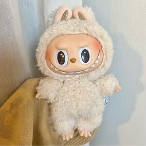 Soymilk Labubu from exciting macaron series (authentic) plush pendant